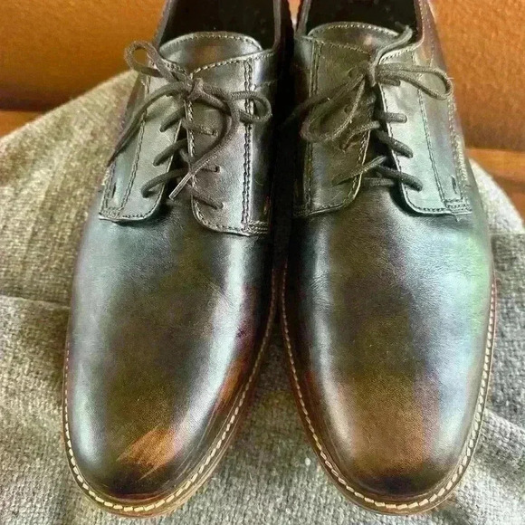 Mephisto Brown Leather Oxford Dress Shoes Men’s U.S. Size 12 - Picture 5 of 9